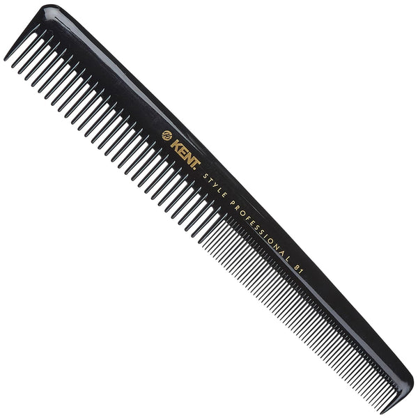 Kent SPC81 Salon-Style Dressing Cutting Comb, Professional Barber Haircut Comb for All Hair Types