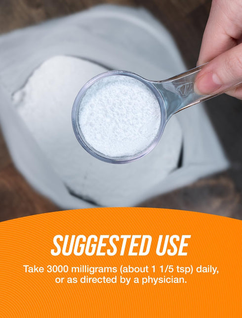 BulkSupplements.com Glycine Powder - L-Glycine Supplements, 3000mg per Serving, Pure & Gluten Free, 100g (3.5 oz)