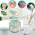 Denture Bath Cup, Retainer Cleaner Case Box, Night Mouth Guard Holder with Drain Tray for Travel Cleaning