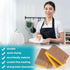 10PCS Natural Sponges for Dishes, Biodegradable Eco Friendly Non-Scratch Kitchen Cleaning Sponges