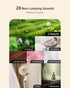 Sunset 28 Wall Plug in White Noise Sound Machine for Office Privacy, Inspiration Baby Sound Machine for Night Feeding