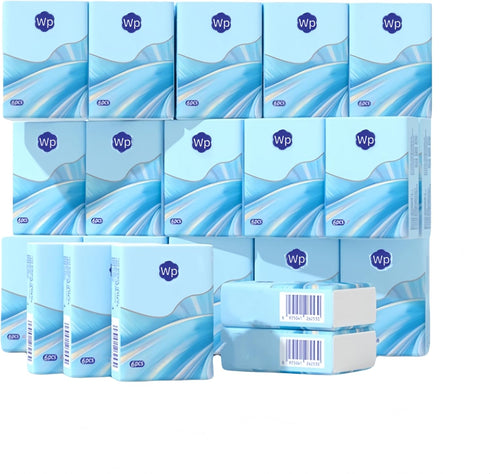 Weikap 3-Ply Pocket Paper Towels High Strength and Water Absorption Bulk Small Travel