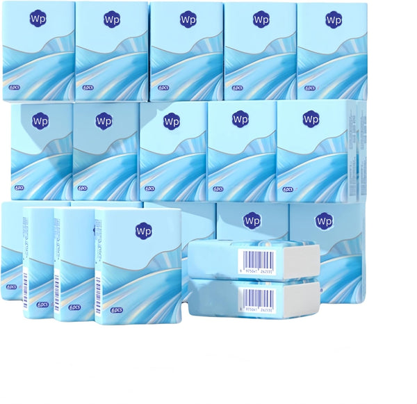 Weikap 3-Ply Pocket Paper Towels High Strength and Water Absorption Bulk Small Travel