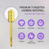 PANA 3/32" Large Smooth Round Top Safety Carbide Nail Drill Bit for Gel Polish & Acrylic Removal, Gold
