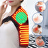 Heated Shoulder Brace with Massager, Portable Electric Heating Pad for Shoulder Pain and Muscle Massage