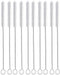 Straw Brush Set of 10, Nylon Pipe Tube Cleaner, 8.2-inch x 2/5-inch