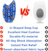 Skyfoot Heel Cups for Achilles Tendonitis, Heel Bone Spurs, Orthotic Inserts for Heel Pain Relief for Women and Men