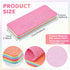 Houseen 12-Layer Tearable Microfiber Sponge Rag - Super Absorbent Reusable Cleaning Cloth with Rainbow Colors