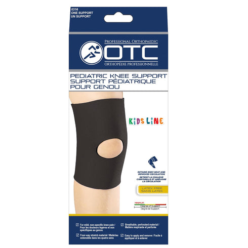 OTC KidsLine Knee Sleeve, Open Patella, Neoprene Support