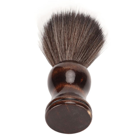 Portable Men Shave Brush, Soft Nylon Shaving Brush with Wood Handle for Shaving