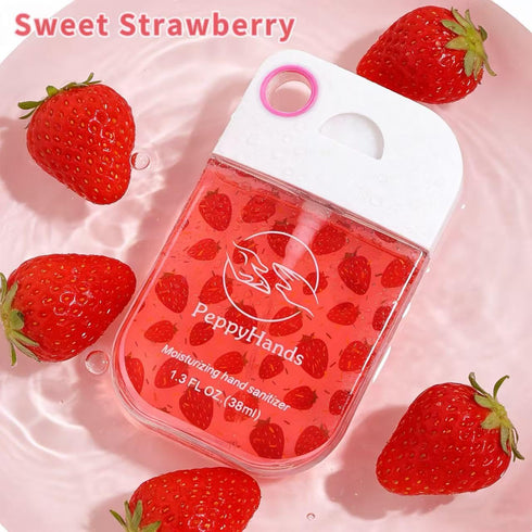 PeppyHands 4Pcs 4 5.4 OZ. 500-Sprays Hydrating Hand Sanitizer Spray, Scents, FL. Portable Sanitizer Spray for Travel