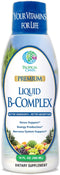 Premium Liquid B Complex Vitamin - Fast Absorbing Supplement with All 8 B-vitamins, Vegan, NON-GMO - 16oz