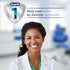 iO2, 3 Oral-B Rechargeable Electric Toothbrush, Cleaning Modes, Automatic Pressure Sensor to Protect Gums, Pure White