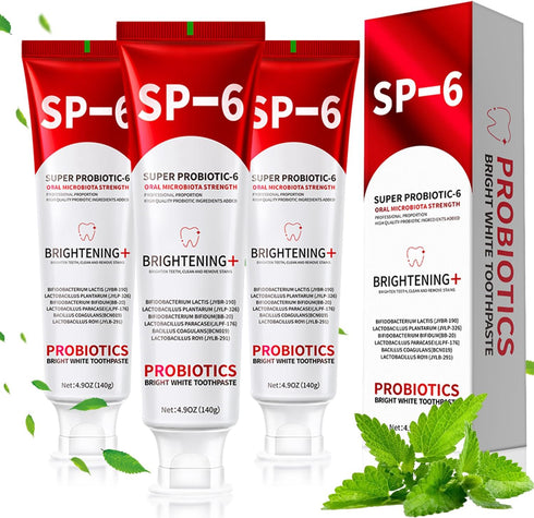 OHZH SP-6 Probiotics Whitening Toothpaste - Probiotics for Teeth Whitening and Gum Health