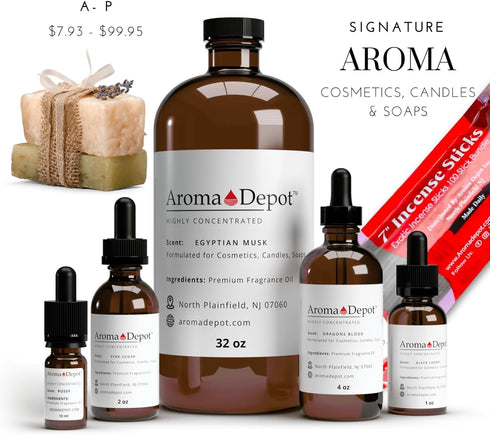 Aroma Depot Obama Type Fragrance Oil - 120ml Premium Essential Oil for Candle and Soap Making