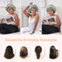 Silk Satin Bonnet for Sleeping Hair: Women Night Wrap Cap for Straight Wavy Curly Coily Kinky Natural Hair by Tie Band