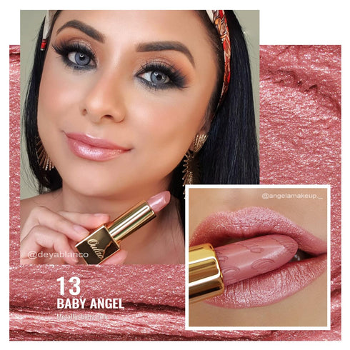Oulac Light Pink Lipstick for Women, High Impact Lip Color, Lightweight Hydrating Formula, Vegan Beauty, Full Coverage,