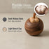 Nythriel Layered Wood Passive Diffuser Petal-Like, Small Portable Essential Oil Aromatherapy Decor, Mini No-Electric