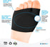 Metatarsal Sleeves Inserts with Gel Pads - 4 Pieces - Immediate Bottom Ball of Foot Support Pain Relief - Soft Padding - Aid Metatarsalgia, Mortons Neuroma, Sesamoiditis, Insole Men, Women (Black)