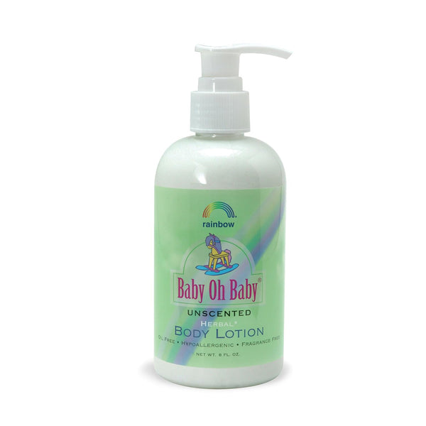 Rainbow Research Baby Oh Baby Body Lotion, Unscented, 8 Oz