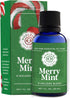 Holiday Essential Oil Blend - Merry Mint, 1 Fl Oz for Aromatherapy, Soaps, Candles & Lotions