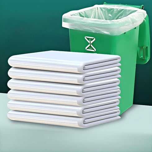 Uieogio 16-25 32 36 Inch, 100 Count bags,80cm 90cm Heavy-Duty Trash Bags, Gallon, x Flat-opening garbage bags