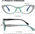 EYEURL Cat Eye Reading Glasses for Women, Blue Light Blocking 3 Pack Computer Readers 1.75 with Spring Hinge