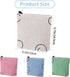 Teircno 2 PCS Corduroy Period Bag for women, Cute Sanitary Napkin Storage Bag Portable Period Pouch with Zipper