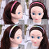 Rainbow Headbands, 8 Pcs Sweet Hairbands for Girls, Sequin Printed Heart Mermaid Kids Hair Pieces