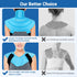 Comfytemp Ice Pack for Neck and Shoulders Pain Relief with Straps, Reusable Gel Wrap for Physical Therapy