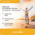 NatureWise Vitamin D3 + K2 with Plant Based Vitamin D3 5000IU & 100mcg Vitamin K2 - Max Absorption - 60 Softgels