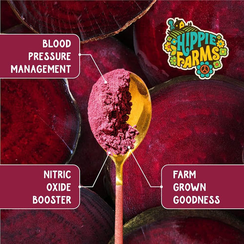 Beet Root Capsules 60 Count - Heart-Healthy Energy with Grape Seed Extract & Ginseng - Vegan Circulation Support