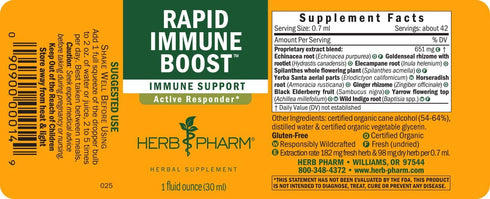 Herb Pharm Rapid Immune Boost 1 oz Liquid