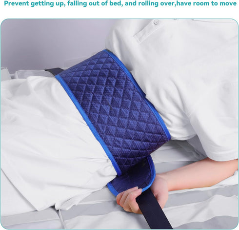 Bed Restraint Strap for Elderly, Anti-Fall Bed Restraint Belt for Dementia, Bed Restraint Auxiliary Device Fall