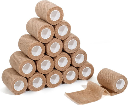JHGIC Self Adhesive Bandage Wrap,Bandage Tape,Medical Tape,Vet Tape,Athletic Tape Gauze,for First Aid,Sports, Wrist,