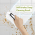 Amazer Scrub Brush for Cleaning, Heavy Duty Shower Cleaner Brush with Stiff Bristles, Comfort Grip Handle - Pack of 2