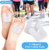 48 Pieces U-Shaped Felt Callus Pads - Metatarsal Foot Pads for Pain Relief, Self-Adhesive Foam Cushion for Men & Women