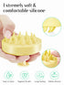 HEETA Scalp Massager with Soft Silicone Bristles, Promotes Hair Growth, Exfoliates Scalp, Enhances Shampoo Cleansing