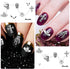 Leelosp 100 Pieces Halloween 3D Nail Charms Skull Ghost Bat Skeleton Punk Hand Shape Metal Alloy Decor for DIY Nail