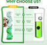 Magnetic Glass Cleaner Kit - Reusable Pipe Cleaning Tool Deep Cleans Hard-to-Reach Stains Two Silicone Brush