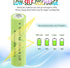 Teneyuuo 1.2v 1800mAh Devices,4 Packs 1800mAh Ni-Mh Rechargeable AA Batteries High Capacity for Outdoor Solar