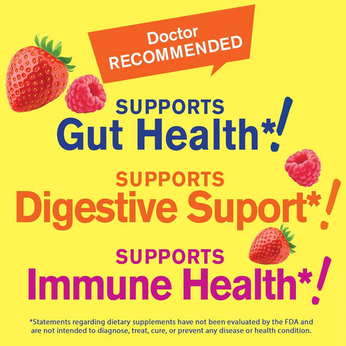 Probiotic Gummies for Men, 60 Gummies, 10 Billion CFUs, Gluten Free, Restore Digestive Balance, Reduce Bloating