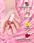 MORGLES 300pcs Lint Free Nail Wipes with Nail Polish Remover Kit, Pink Nail Clips, 2PCS Nail Files and Buffers