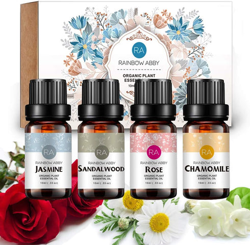 Essential Oils Set - Top 4 for Diffusers, Candle Making Scents, Fragrance,