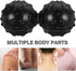 Set 2 of Silicone Peanut Massage Balls for Neck and Back Pain Relief