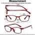 EYEURL Reading Glasses for Women, Blue Light Blocking - 2 Pack Computer Readers, Choose Your Magnification +2.25