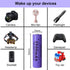 14500 Rechargeable Battery 2500mAh 3.7Volt High Capacity Button Top 4 Pack Lithium Batteries for Headlamp Flashlight