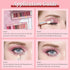 MORGLES 50pcs Disposable Eyeshadow Applicators, Double Sided Sponge Applicators with Clear Box