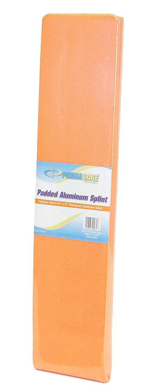 IS-5272 72" Primacare Padded Aluminum Splint for Hands, Legs, Fractured Limbs, Nose, Ankle or Braces, Universal