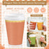 Willinglong 60 12oz Pcs Fall Disposable Paper Cups with Lids Thanksgiving Coffee Cups with Golden Lace Drinkware
